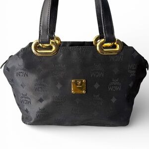 MCM Visetos Nylon handbag tote